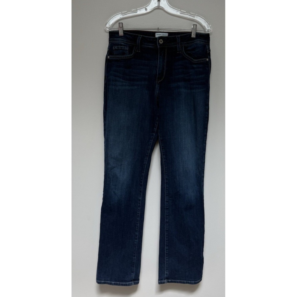 FRAN DENIM Audrey Jeans Wide Leg Womens 30 Dark Wash Bootcut Flare
